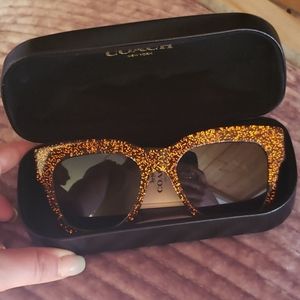 Coach Amber Glitter Sunglasses